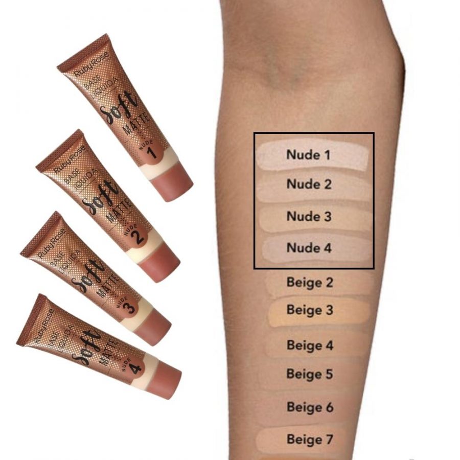 Base Soft Matte Nude Ruby Rose Pigmentta Beauty Market