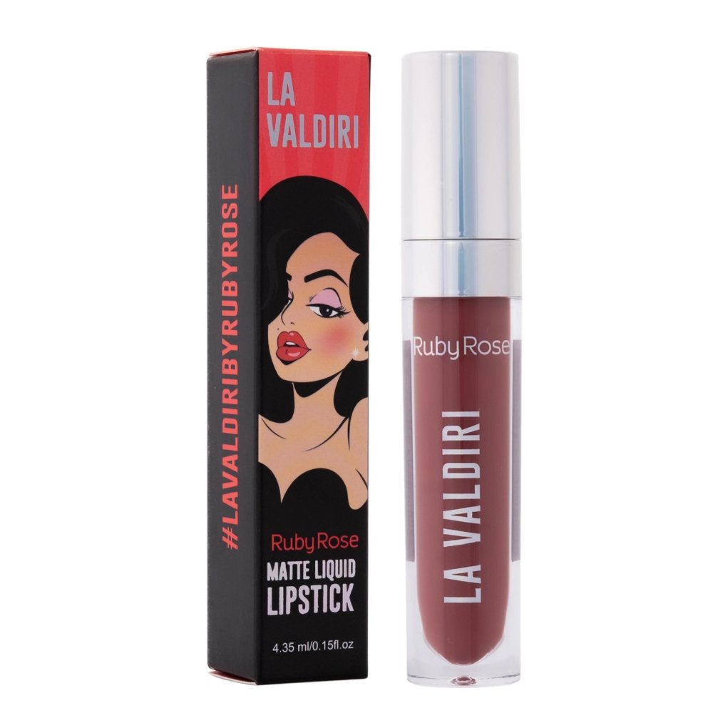 Labial La Valdiri Ruby Rose - Alta durabilidad y pigmentación ✓